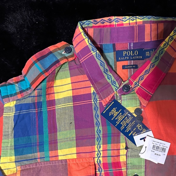 POLO RALPH LAUREN
MADRAS LONG SLEEVE
Colorful Plaid Button-Up Shirt - Picture 11 of 17
